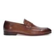 Kazar Herr klassiska bruna läderloafers Brown, Herr