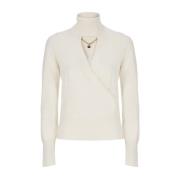 Elisabetta Franchi Turtlenecks White, Dam