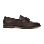 Kazar Bruna läderloafers med tofsar Brown, Herr