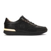 Kazar Urban Style Lädersneakers Black, Dam