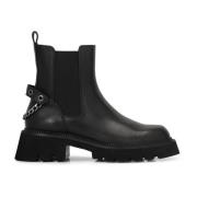 Kazar Chelsea Boots med Solid Sula Black, Dam