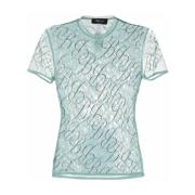 Blumarine Avslappnad T-shirt i olika färger Blue, Dam