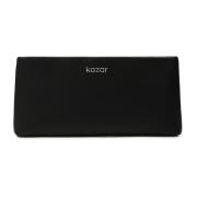 Kazar Minimalistisk svart clutch handväska Black, Dam