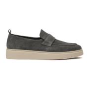 Kazar Studio Herr mocka slip-on sneakers Gray, Herr