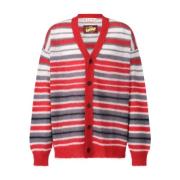 Marni Randig Mohair Cardigan Multicolor, Herr