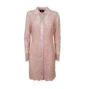 Blumarine Spets Chemiser Klänning Pink, Dam