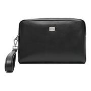 Dolce & Gabbana Stilren Clutchväska Black, Herr