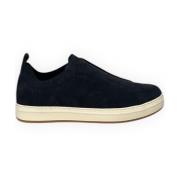 Hogan Stiliga Slip-On Sneakers med Logo Blue, Herr