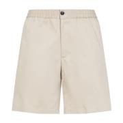 Ami Paris Bomullsbermudashorts Beige, Herr