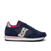 Saucony Navy Pink Jazz Original Sneakers Blue, Dam