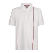 Thom Browne Randig Polo Skjortkollektion White, Herr