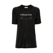 Paco Rabanne T-Shirts Black, Dam