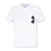 Moschino T-shirt från Swim-kollektionen White, Herr