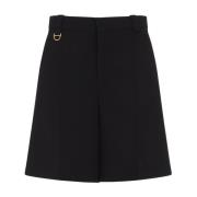 Chloé Svarta Bermuda Shorts Dammode Black, Dam