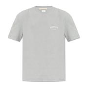 Eleventy T-shirt med tryckt logotyp Gray, Herr