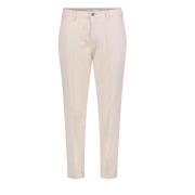 MAC Beige Uppvik Bomull Chinos Beige, Dam