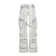 Acne Studios Stiliga byxor för en modern look White, Dam