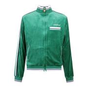 Casablanca Velour Track Jacket för Män Green, Herr