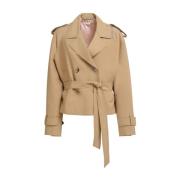 Marni Elegant Ullblandningsjacka Beige, Dam