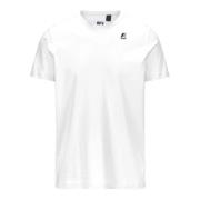 K-Way Edouard Klassisk T-shirt White, Herr