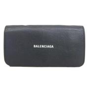 Balenciaga Vintage Pre-owned Laeder plnbcker Black, Dam