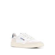 Autry Vit Blå Medalist Sportiga Sneakers White, Herr