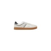 Tommy Jeans Läder Sneakers Kollektion för Män Beige, Herr