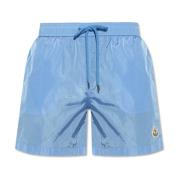 Moncler Badshorts med logotyp Blue, Herr