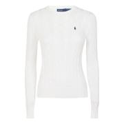 Ralph Lauren Crew Neck Knitwear White, Dam