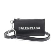 Balenciaga Vintage Pre-owned Laeder plnbcker Black, Herr