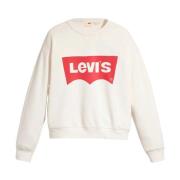 Levi's Grafisk Signatur Crew Beige, Dam