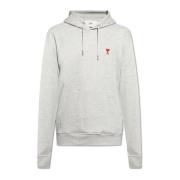 Ami Paris Sweatshirt med logotyp Gray, Herr