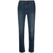 Levi's 724 High Rise Straight Blue, Dam