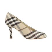 Burberry Rutiga Baby Pumps med Stilettklack Multicolor, Dam