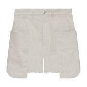 Rick Owens Stefan Shorts Gray, Herr