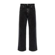 MM6 Maison Margiela Svarta klassiska raka jeans Black, Herr