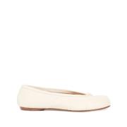 Maison Margiela Ballerina Tabi Skor Beige, Dam