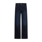 7 For All Mankind Vida vidsträckta jeans Blue, Dam