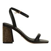 Guess High Heel Sandals Black, Dam