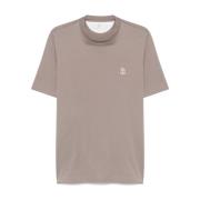 Brunello Cucinelli Bruna T-shirts och Polos Brown, Herr