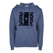 Max Mara Special Edition Hoodie Blue, Dam