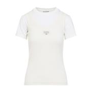 Acne Studios Vit T-shirt för kvinnor White, Dam