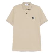 Stone Island Beige T-shirts och Polos Beige, Herr