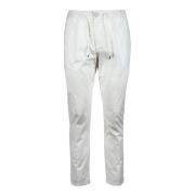 Herno Bomull Elastan Byxor White, Herr