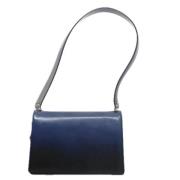 Salvatore Ferragamo Pre-owned Pre-owned Tyg axelremsvskor Blue, Dam