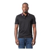 Hugo Boss Slim Fit Merceriserad Bomullspolotröja Black, Herr