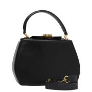 Salvatore Ferragamo Pre-owned Pre-owned Laeder handvskor Black, Dam