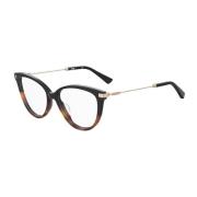 Moschino Svarta Acetatramar Glasögon för Kvinnor Multicolor, Dam