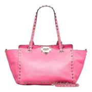 Valentino Vintage Pre-owned Laeder handvskor Pink, Dam