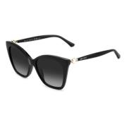 Jimmy Choo Svarta Acetat Solglasögon Rua-G-S-807 Black, Dam